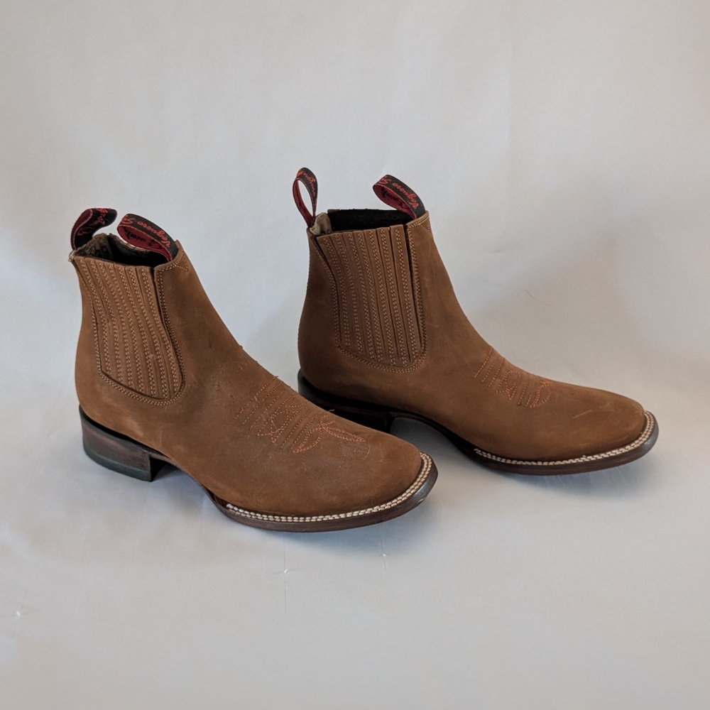 Men's Tan Leather Boots
